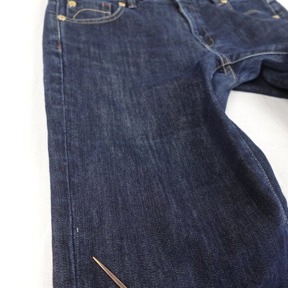 Fidelity Denim Skip Low Rise Flare Jeans Women's 32 (34x31) Made in USA - Picture 13 of 14